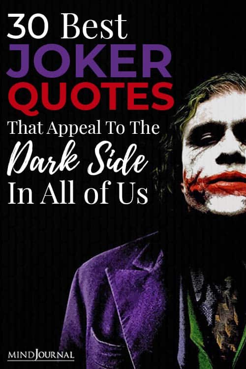 best joker quotes that appeal to the dark side in all of us pin