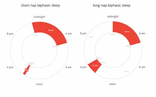 different types of biphasic sleep