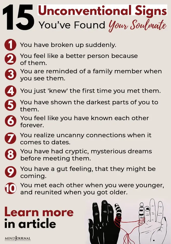 Unconventional signs you found your soulmate. 