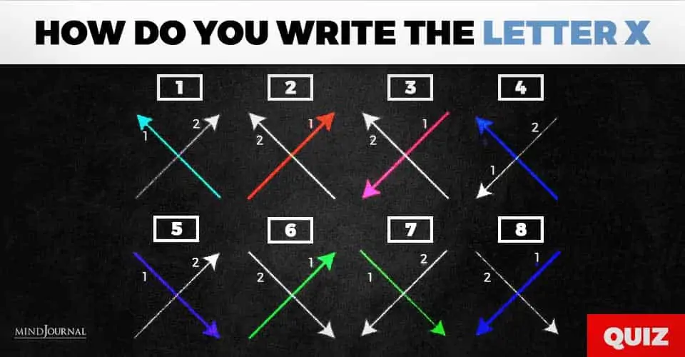 The Way You Write The Letter ‘X’ Reveals Something About Your Personality: QUIZ