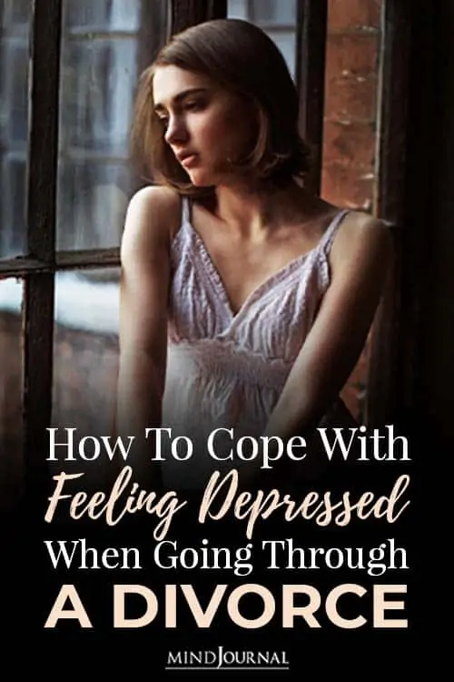 how to cope with feeling depressed when going through a divorce pin