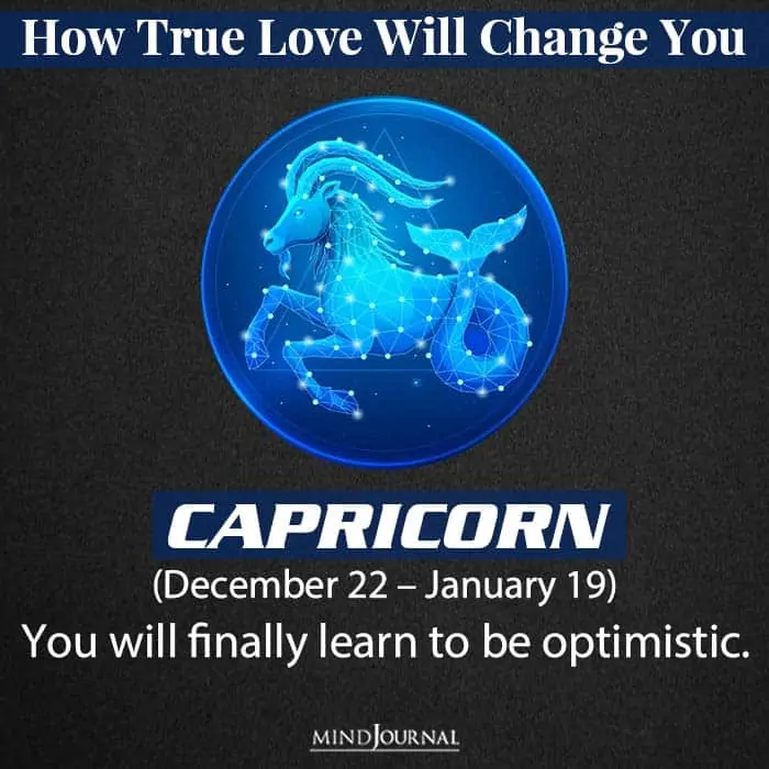 how true love will change you when you find it capricorn