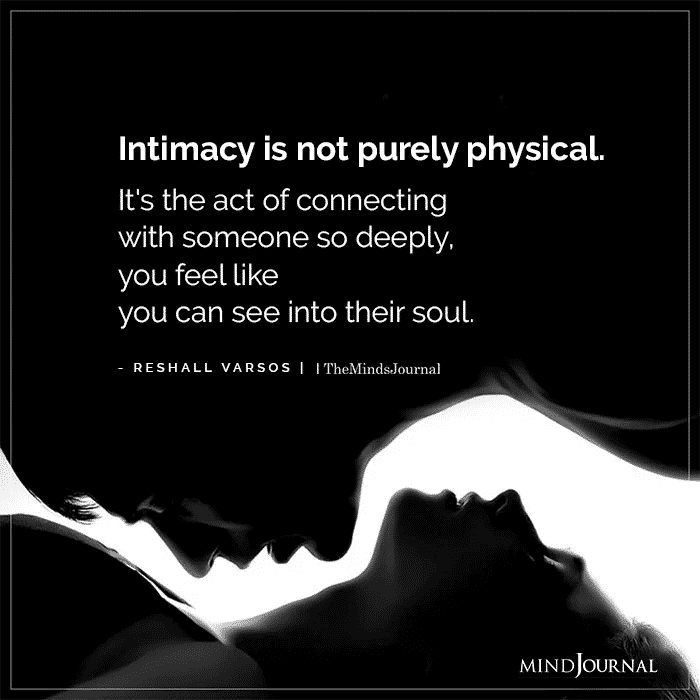 A Truth About Intimacy, Love And Romance