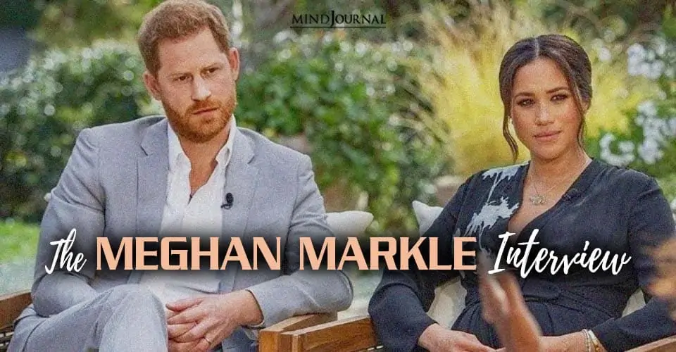 meghan markle interview about mental health