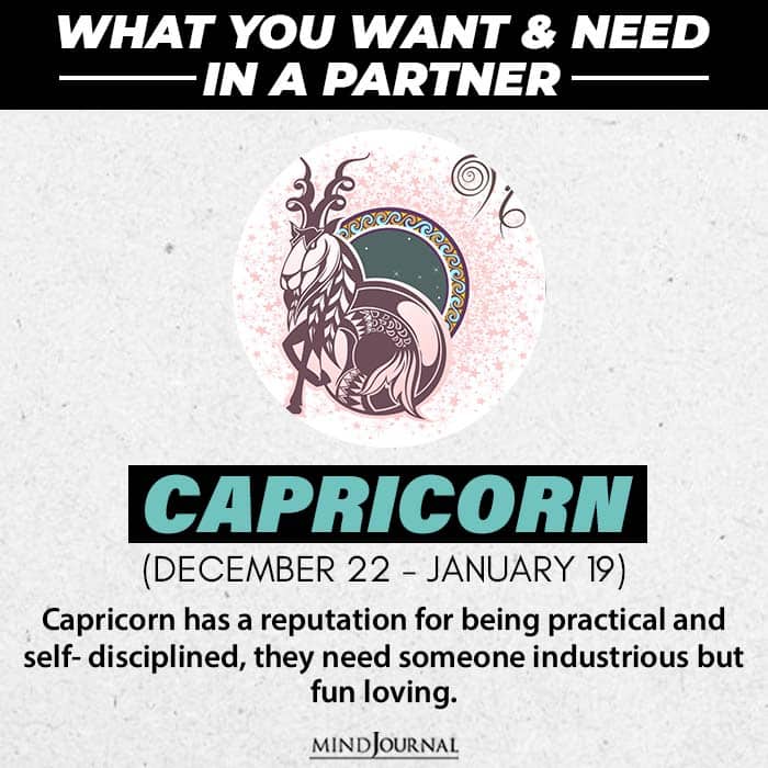 one thing partner needs capricorn
