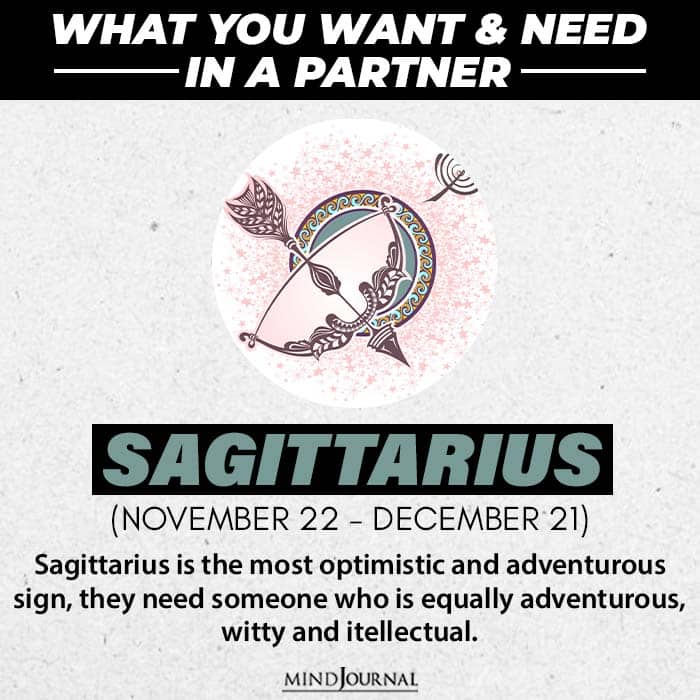 one thing partner needs sagittarius