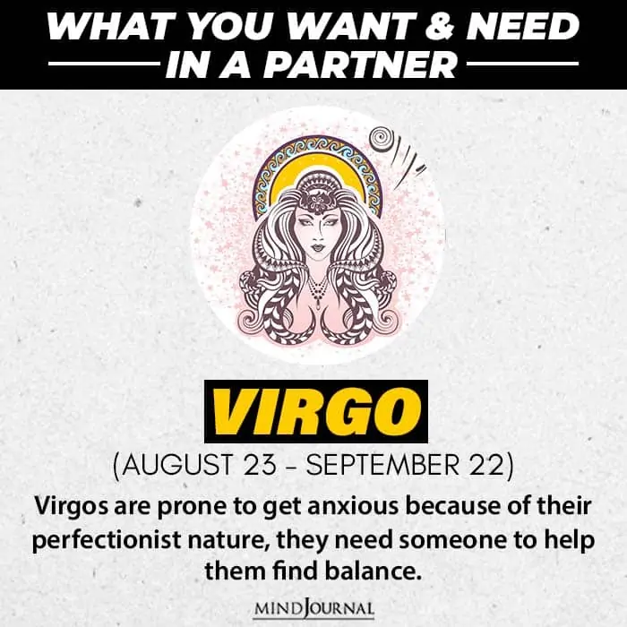 What do you want in your partner based on your zodiac sign Virgo
