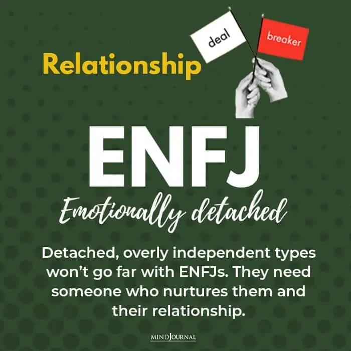 relationship deal breaker enfj emotionally detached