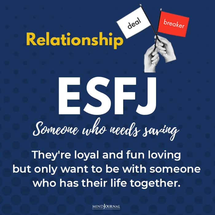 relationship deal breaker esfj someone who needs saving