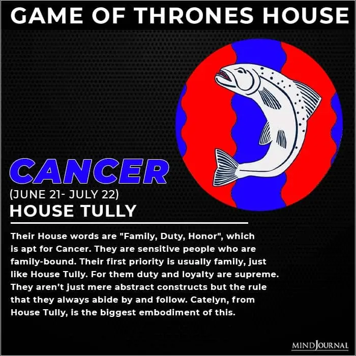 the game of thrones house cancer