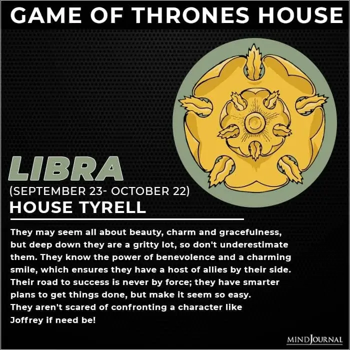 the game of thrones house libra