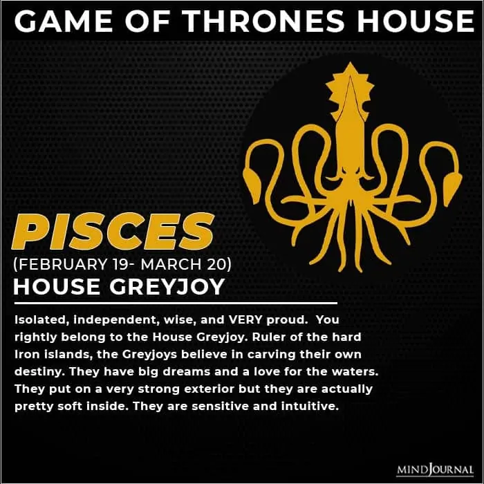 the game of thrones house pisces