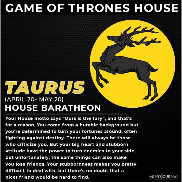 the game of thrones house taurus