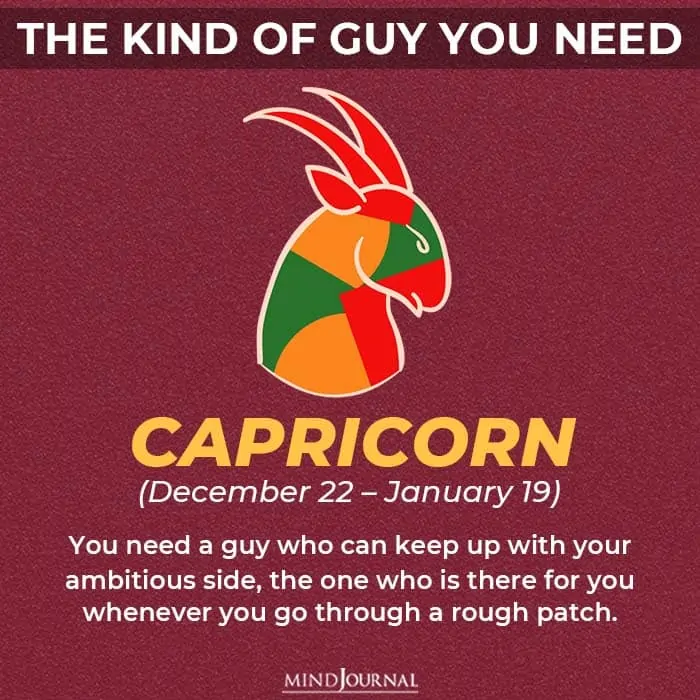 the kind of guy you should be looking for based on your zodiac sign capricorn