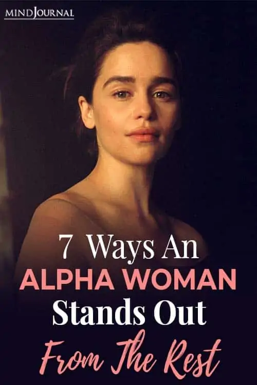 ways an alpha woman stands out from the rest pin