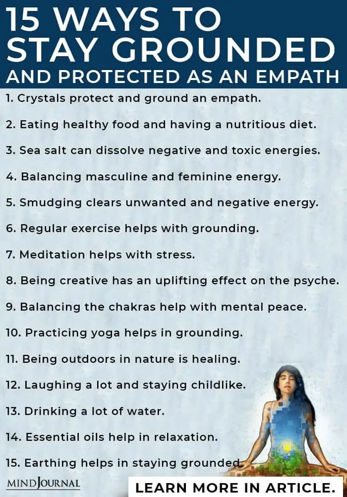 ways to stay grounded and protected as an empath info