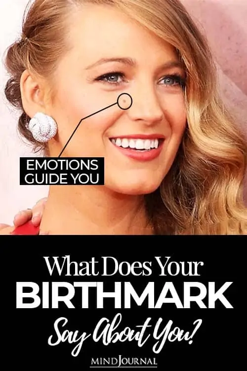 what does your birthmark say about you pin one