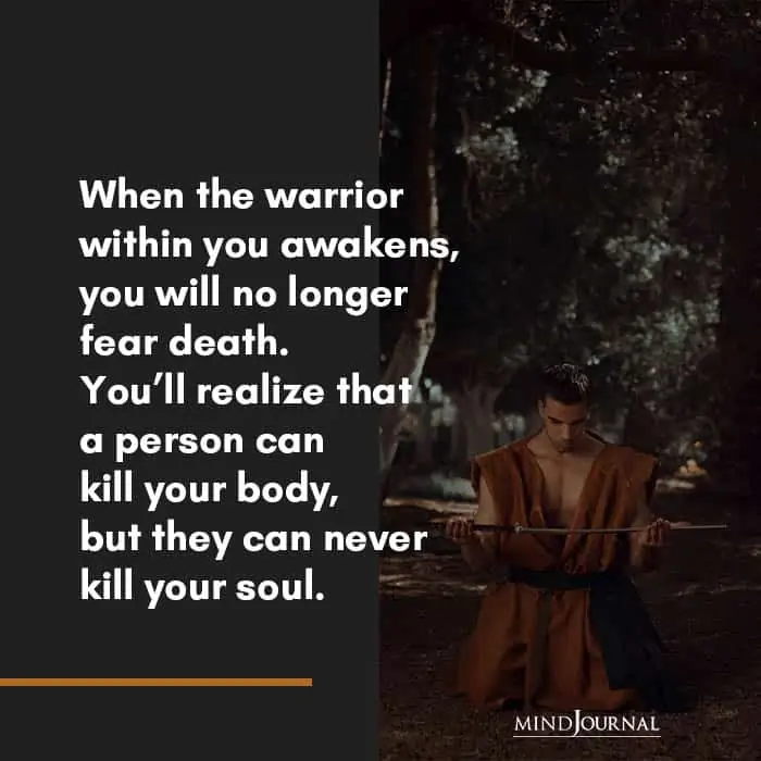 when the warrior within you awakens