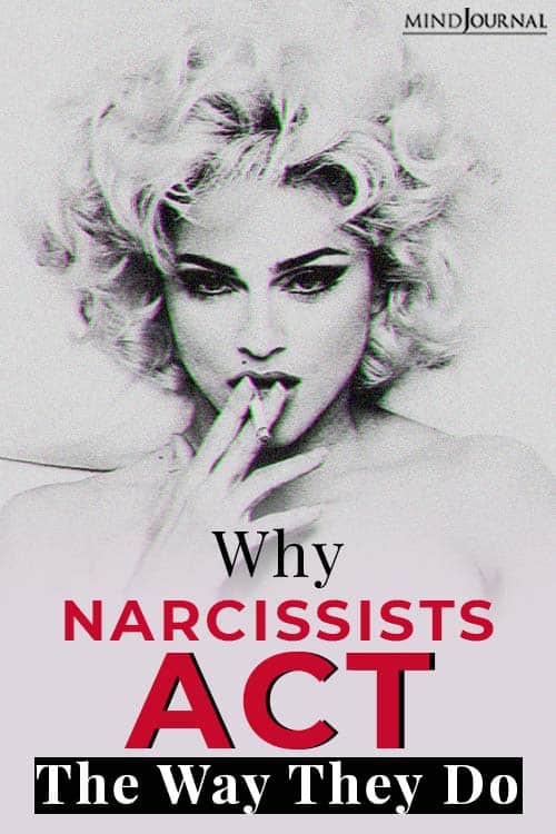 why narcissists act the way they do pin