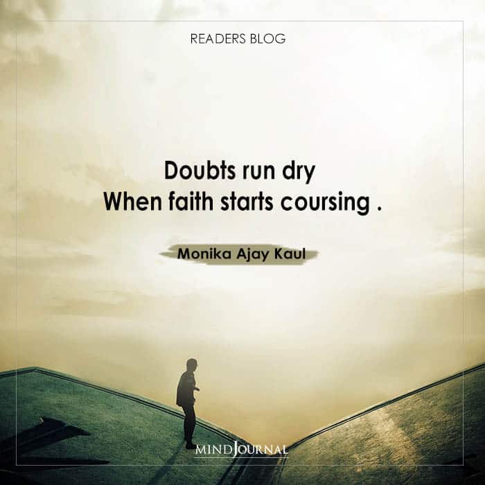 DOUBTS run dry