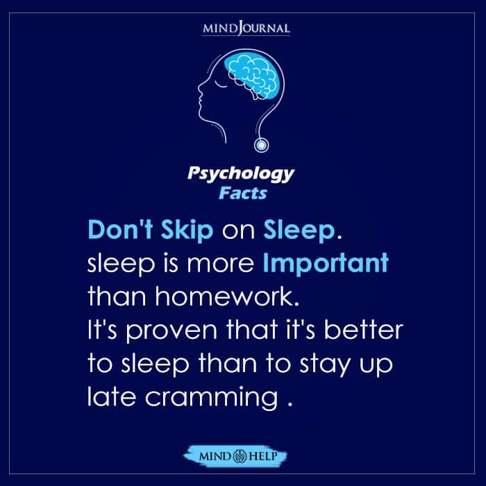 Don't Skip on Sleep