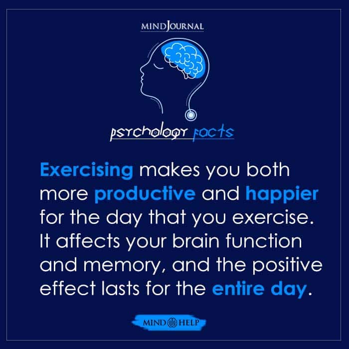 Exercising Makes You Both More