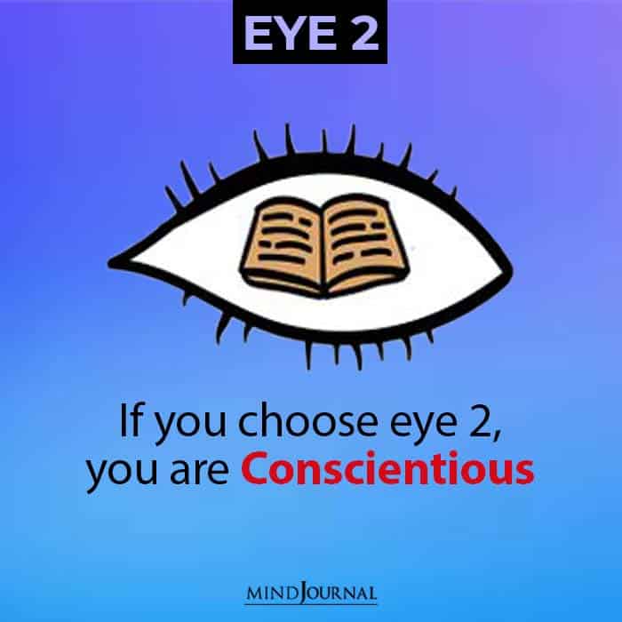 Eye Personality Test conscientious
