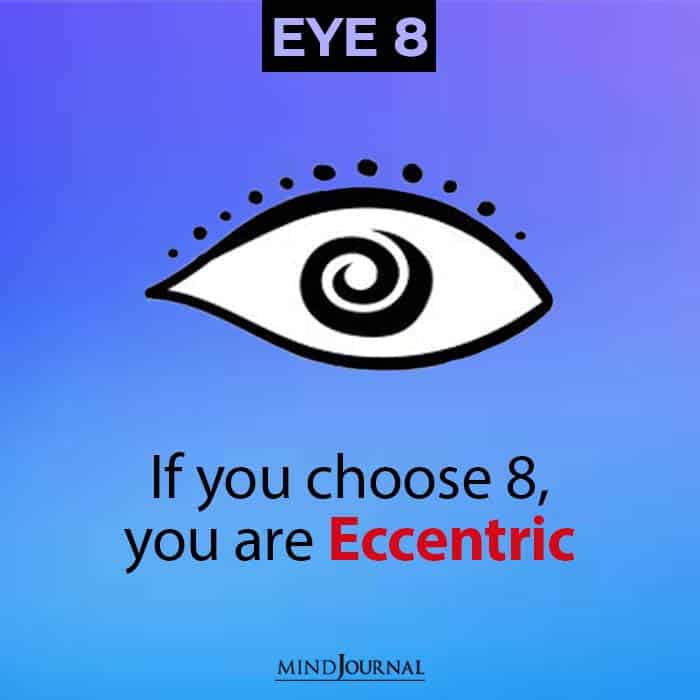 Eye Personality Test ecentric