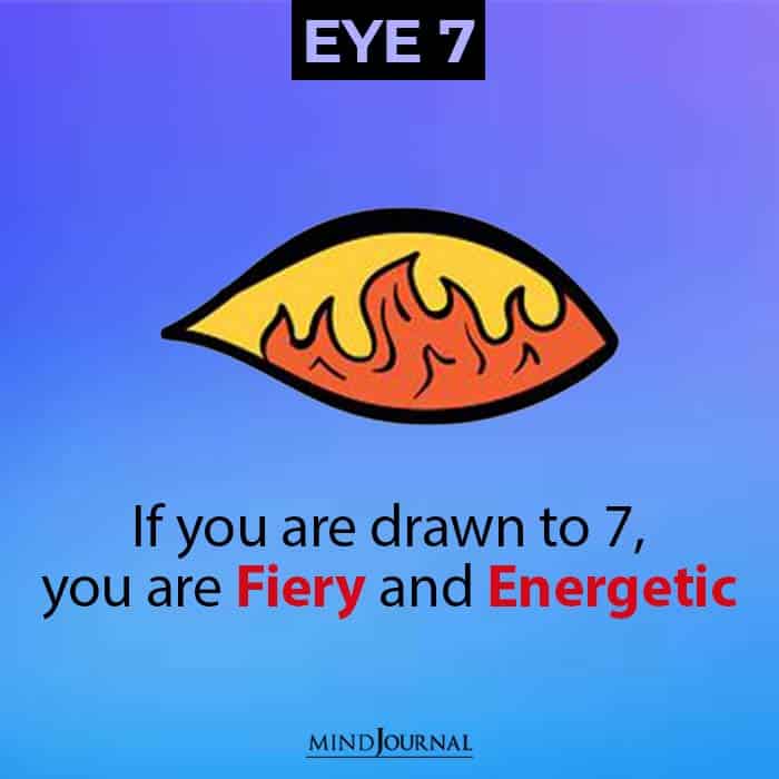 Eye Personality Test fiery