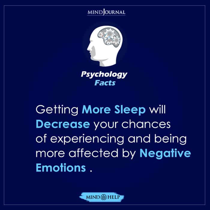 Getting More Sleep Will Decrease