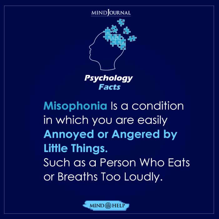 Misophonia Is a Condition
