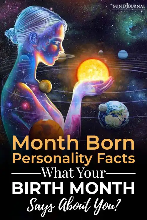 Month Born Personality Facts pin