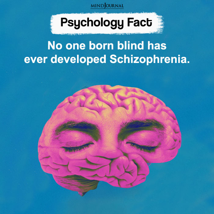 No one born blind has ever developed