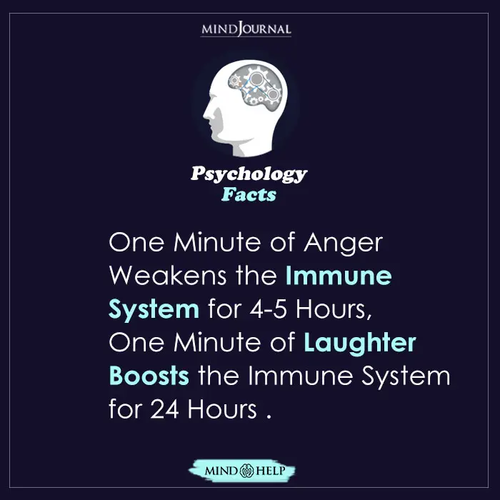 One Minute Of Anger Weakens the Immune System