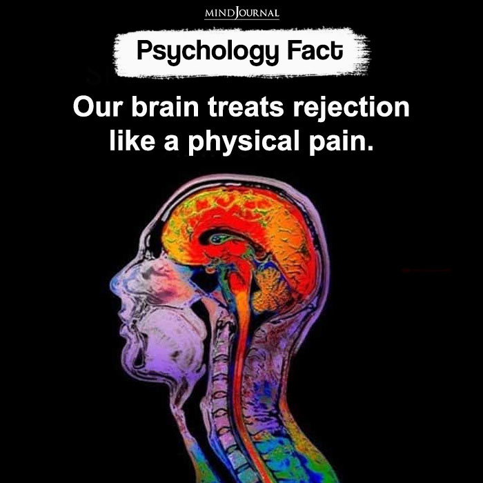 Our brain treats rejection like physical pain