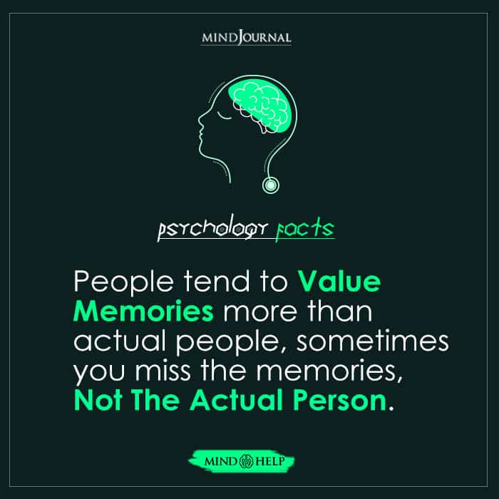 People Tend to Value Memories More