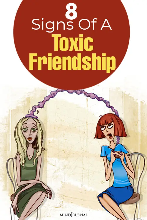 Signs Toxic Friendship pin