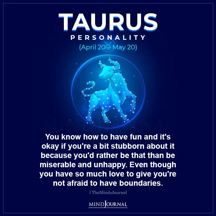 Taurus Personality