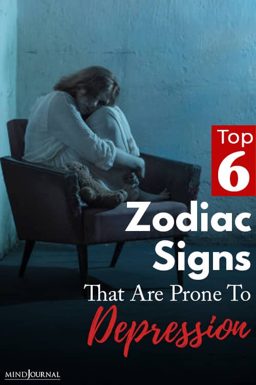 Top 6 Zodiac Signs That Are More Prone To Depression Pin