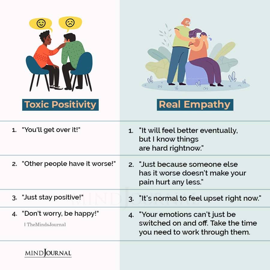Toxic Positivity Vs Real Empathy