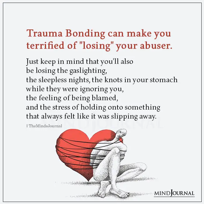 Trauma bonding makes you addicted to toxic love