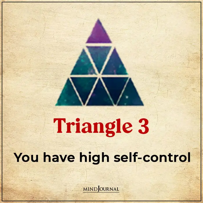 Triangle Choose Main Virtues ambitious high self control