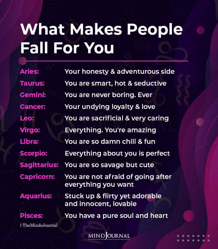 What Makes People Fall For Each Zodiac Sign