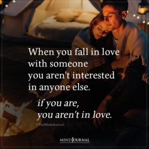 When You Fall In Love With Someone - Love Quotes