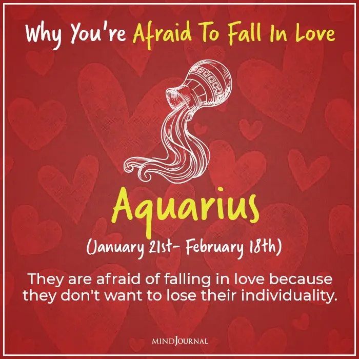 afraid of falling in love pin