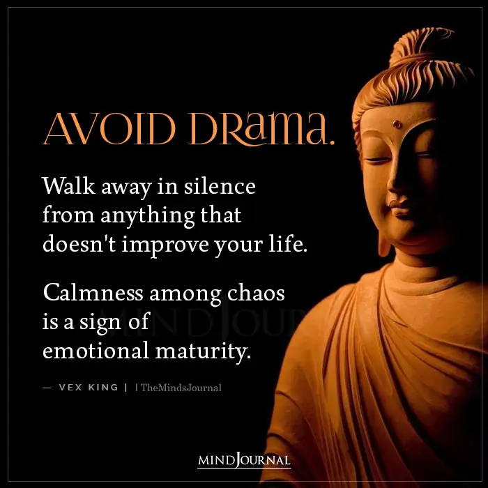 avoid drama