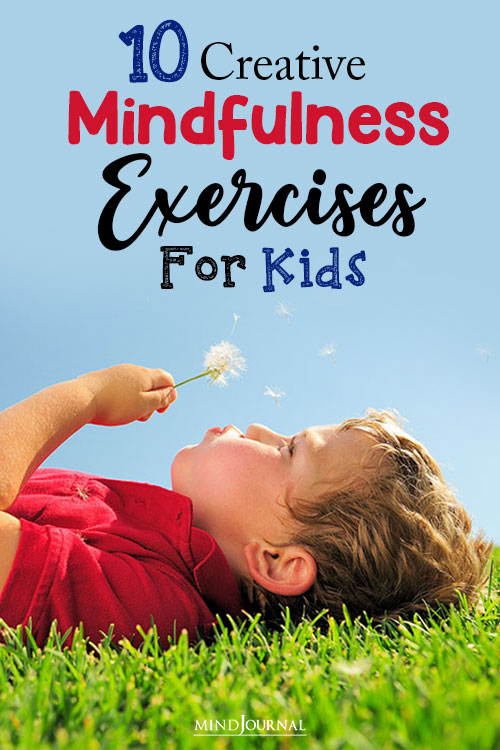 creative mindfulness exercises for kids pin