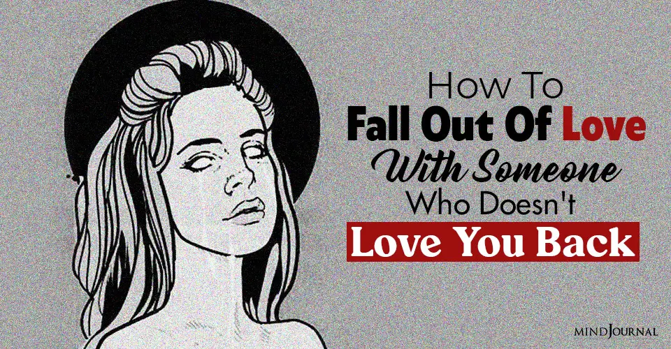 fall out of love with someone