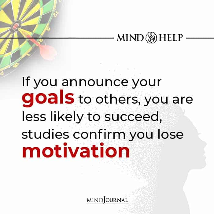 If You Announce Your Goals To Others