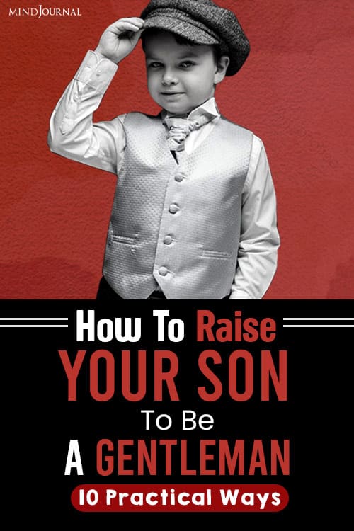 how to raise your son to be a gentleman pin